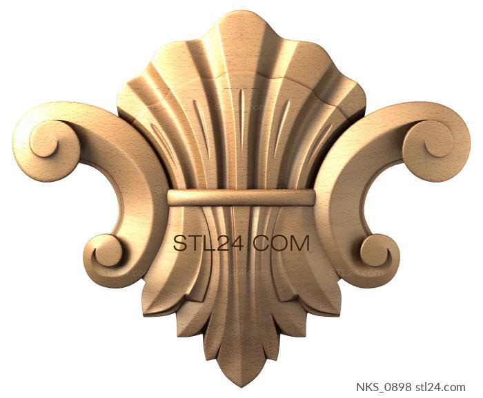 Symmetrycal onlays (NKS_0898) 3D models for cnc