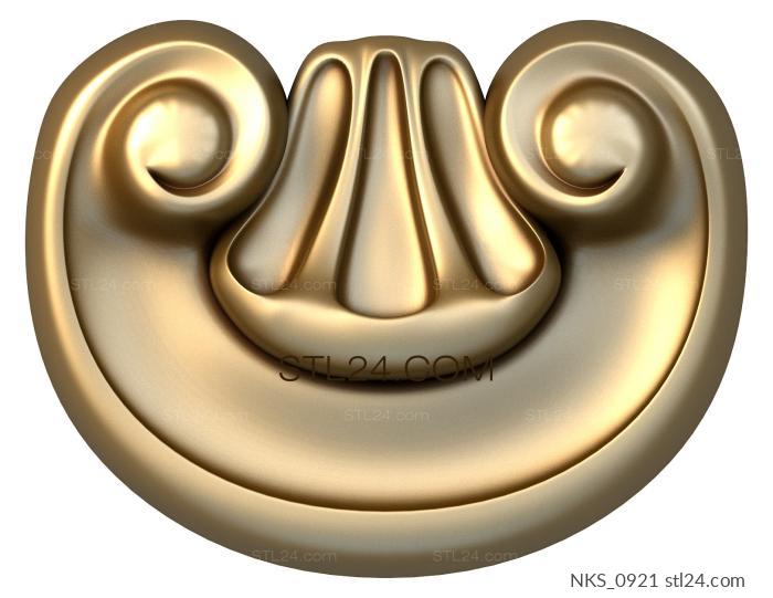 Symmetrycal onlays (NKS_0921) 3D models for cnc