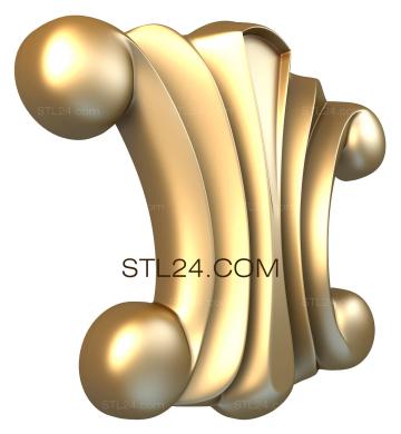 Symmetrycal onlays (NKS_0951) 3D models for cnc