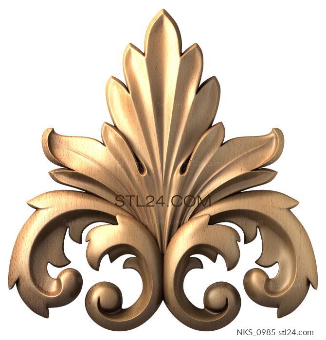 Symmetrycal onlays (NKS_0985) 3D models for cnc