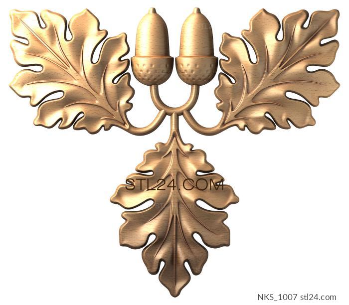 Symmetrycal onlays (NKS_1007) 3D models for cnc
