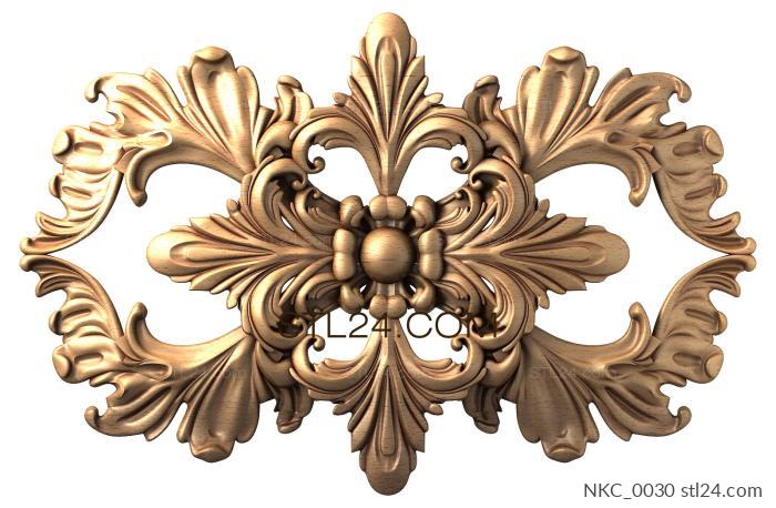 Central onlays (NKC_0030) 3D models for cnc