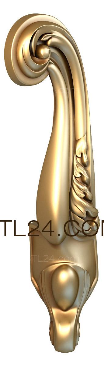 Ножки (NJ_0067) 3D модель для ЧПУ станка