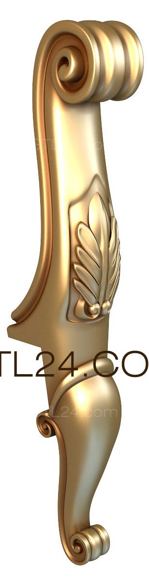 Ножки (NJ_0070) 3D модель для ЧПУ станка