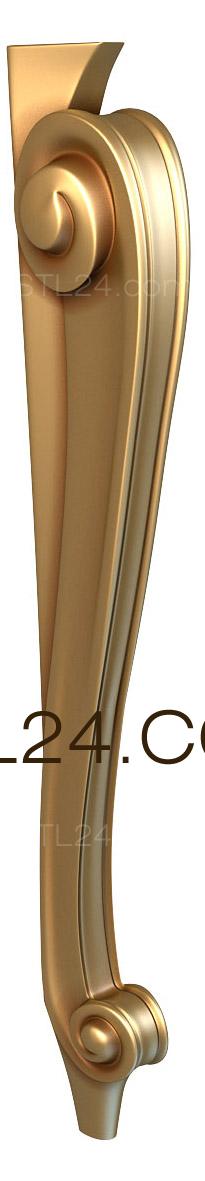 Ножки (NJ_0097) 3D модель для ЧПУ станка