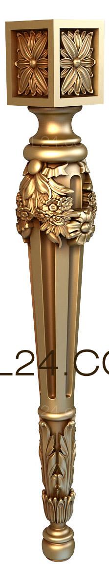 Ножки (NJ_0111) 3D модель для ЧПУ станка