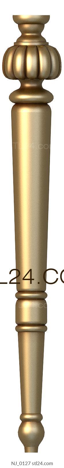 Ножки (NJ_0127) 3D модель для ЧПУ станка