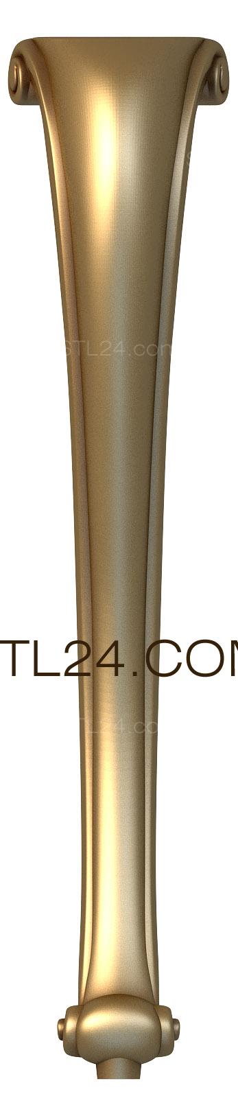 Ножки (NJ_0204) 3D модель для ЧПУ станка