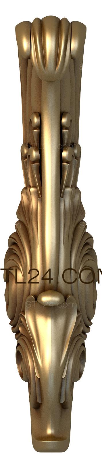 Ножки (NJ_0229) 3D модель для ЧПУ станка