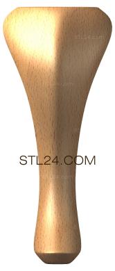 Ножки (NJ_0284) 3D модель для ЧПУ станка