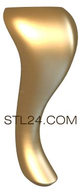 Ножки (NJ_0284) 3D модель для ЧПУ станка