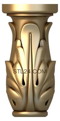 Ножки (NJ_0300) 3D модель для ЧПУ станка