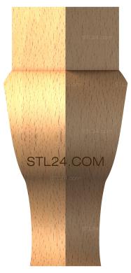 Ножки (NJ_0304) 3D модель для ЧПУ станка