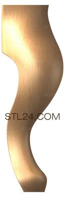 Ножки (NJ_0329) 3D модель для ЧПУ станка