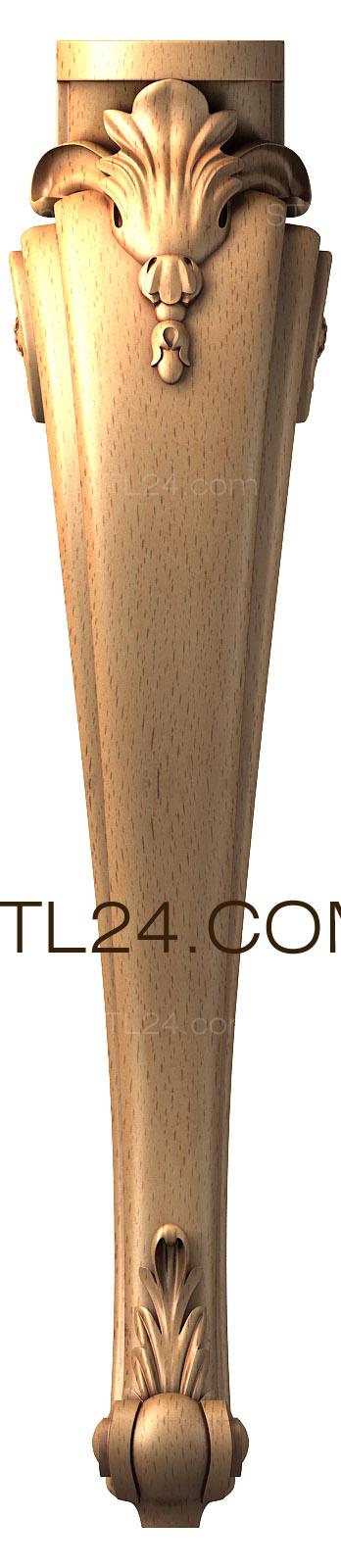 Ножки (NJ_0332) 3D модель для ЧПУ станка