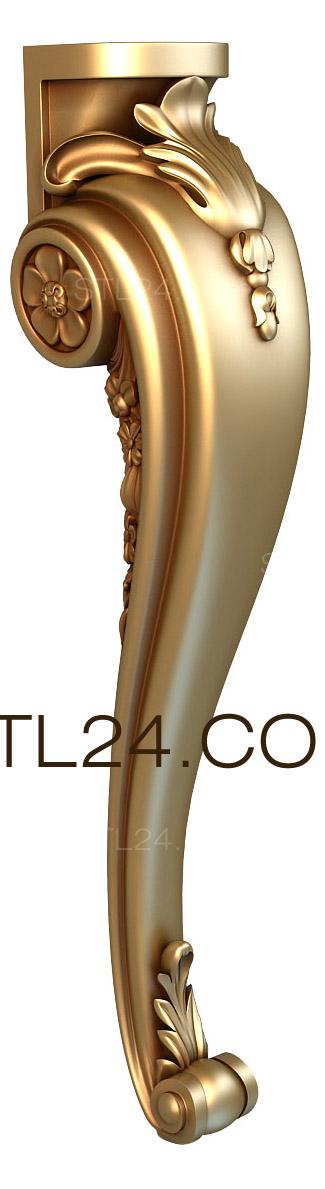 Ножки (NJ_0332) 3D модель для ЧПУ станка