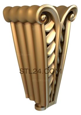 Ножки (NJ_0357) 3D модель для ЧПУ станка