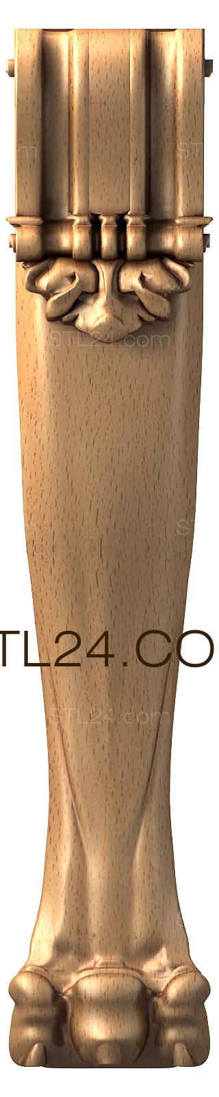 Ножки (NJ_0365) 3D модель для ЧПУ станка