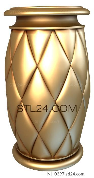 Legs (Massive leg with carriage coupler, NJ_0397) 3D models for cnc