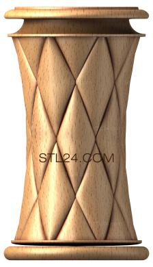 Ножки (NJ_0398) 3D модель для ЧПУ станка