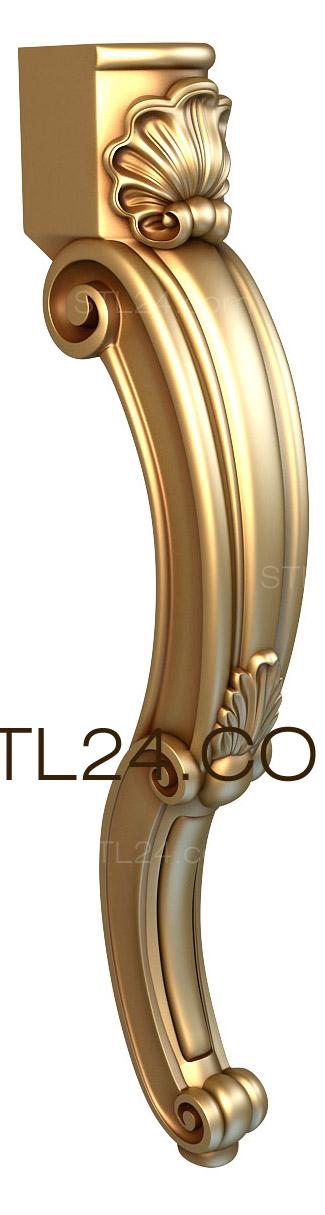 Ножки (NJ_0413) 3D модель для ЧПУ станка
