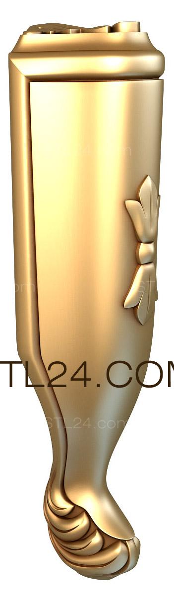 Ножки (NJ_0415) 3D модель для ЧПУ станка