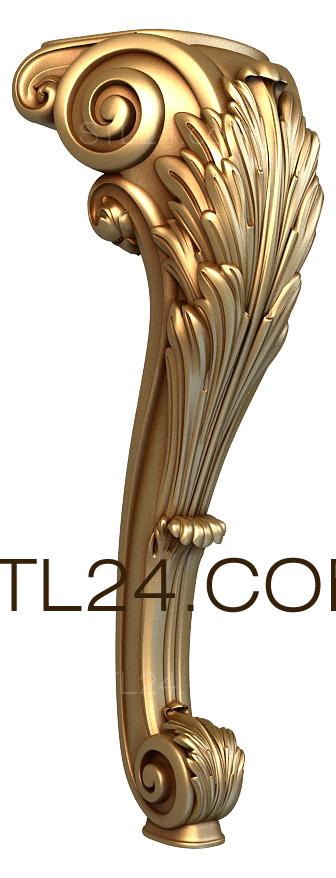 Ножки (NJ_0423-1) 3D модель для ЧПУ станка