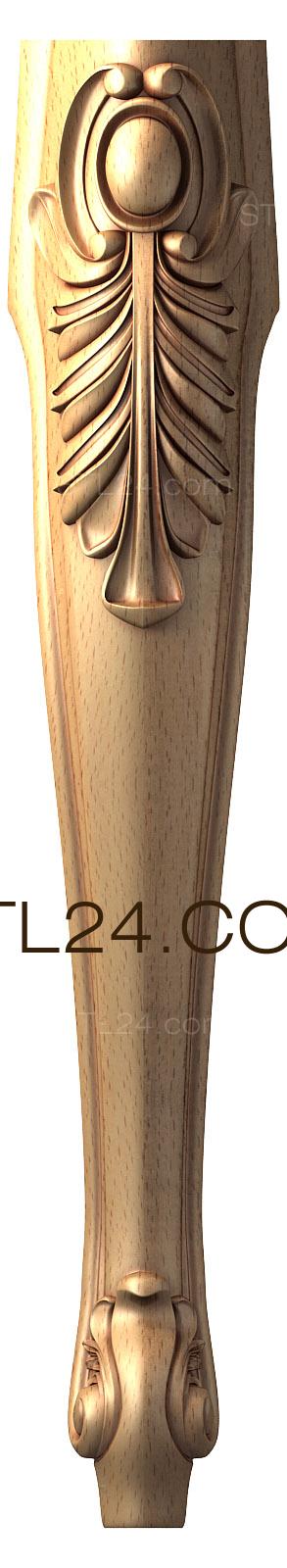 Ножки (NJ_0430) 3D модель для ЧПУ станка