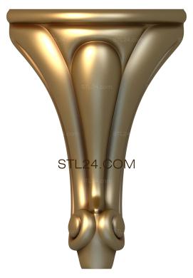 Ножки (NJ_0454) 3D модель для ЧПУ станка