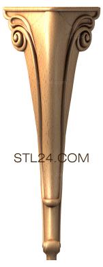 Ножки (NJ_0474) 3D модель для ЧПУ станка