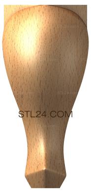 Ножки (NJ_0483) 3D модель для ЧПУ станка