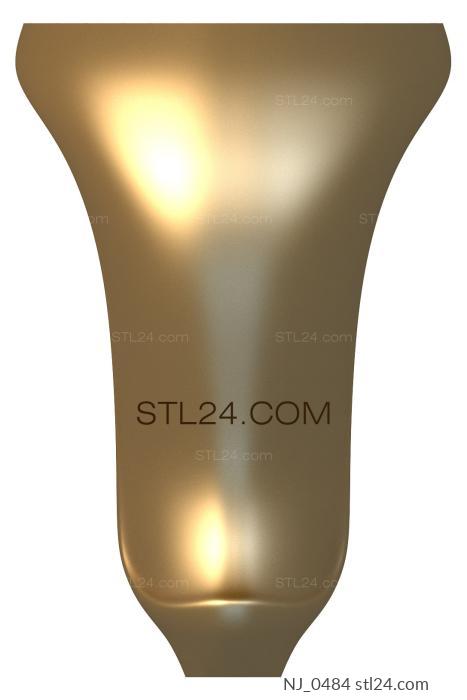 Ножки (NJ_0484) 3D модель для ЧПУ станка