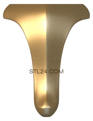 3d stl модель мебельных ножек