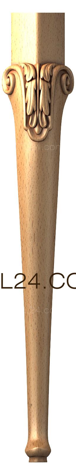 Ножки (NJ_0486) 3D модель для ЧПУ станка