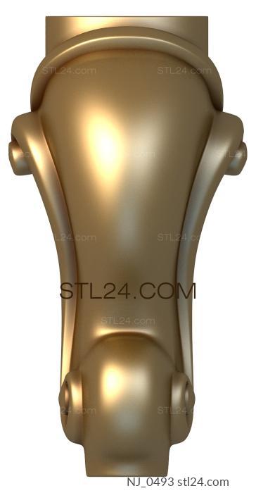 Ножки (NJ_0493) 3D модель для ЧПУ станка