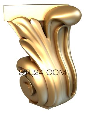 Ножки (NJ_0528) 3D модель для ЧПУ станка