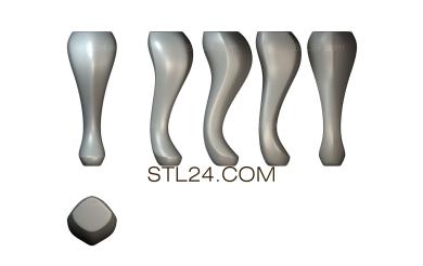 Ножки (NJ_0566) 3D модель для ЧПУ станка