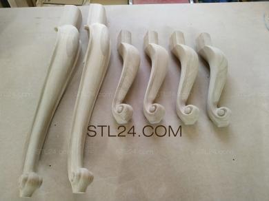 Ножки (NJ_0569) 3D модель для ЧПУ станка