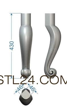 Legs (NJ_0570) 3D models for cnc