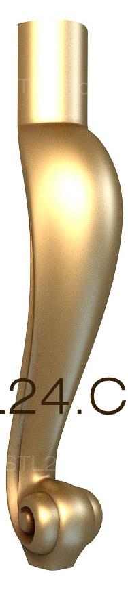 Ножки (NJ_0570) 3D модель для ЧПУ станка