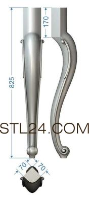 Legs (NJ_0571) 3D models for cnc