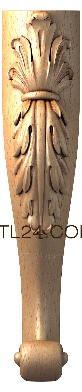 Ножки (NJ_0629) 3D модель для ЧПУ станка