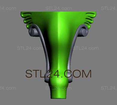 Ножки (NJ_0641) 3D модель для ЧПУ станка