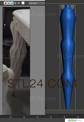 Legs (NJ_0653) 3D models for cnc