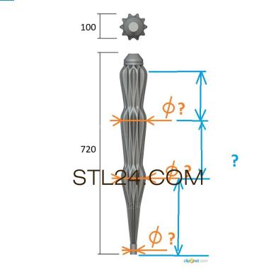 Legs (NJ_0653) 3D models for cnc