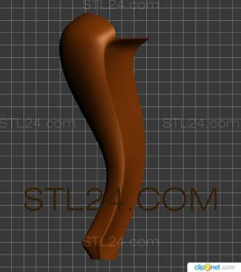 Ножки (NJ_0659) 3D модель для ЧПУ станка