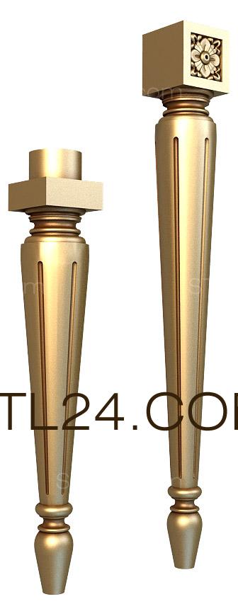 Ножки (NJ_0737) 3D модель для ЧПУ станка