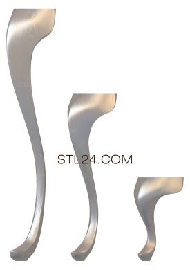 Ножки (NJ_0748) 3D модель для ЧПУ станка