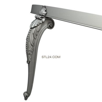 Ножки (NJ_0753) 3D модель для ЧПУ станка