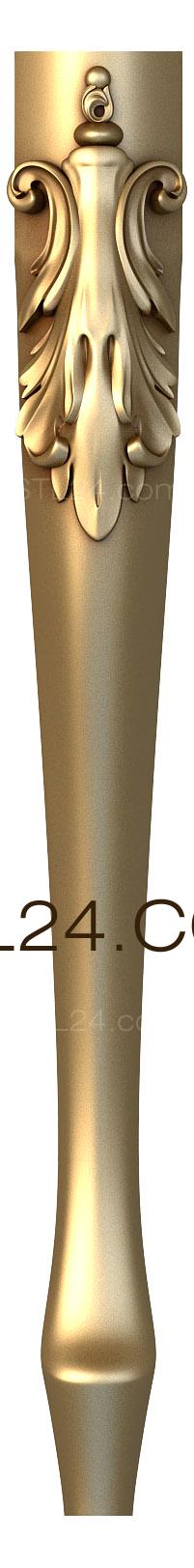 Ножки (NJ_0760) 3D модель для ЧПУ станка